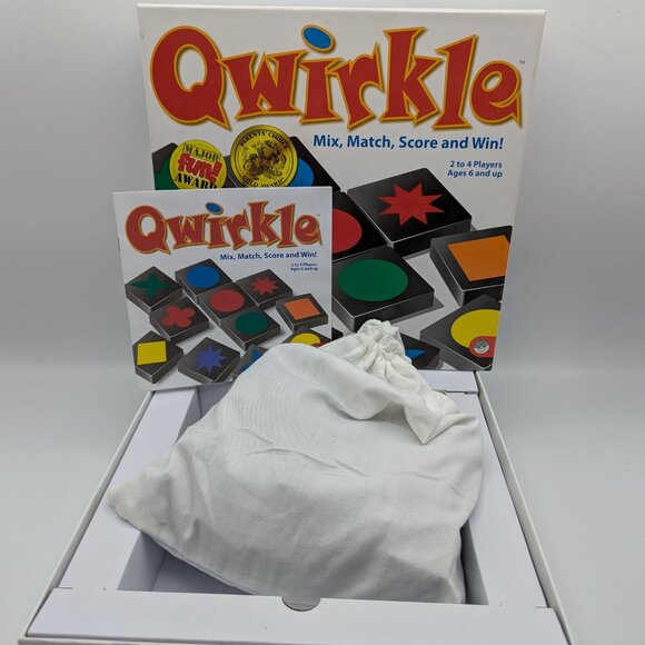 MindWare Qwirkle Tile Board Game Complete in Box Good Used Condition - Picture 4 of 4